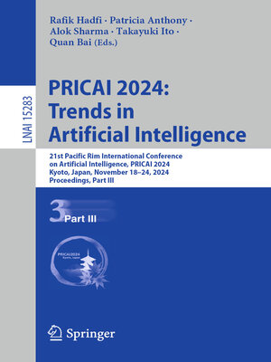 cover image of PRICAI 2024